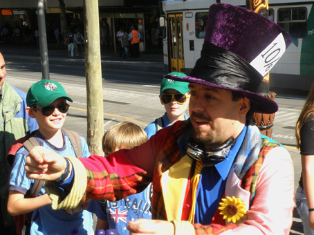 Matty Grey on the streets on Melbourne