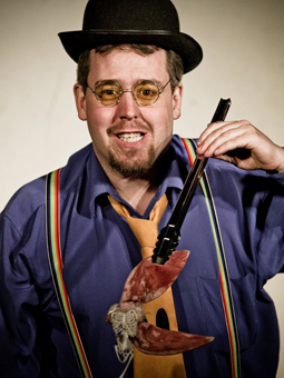 Mute Matt caught out not quite pulling a rabbit out of his hat